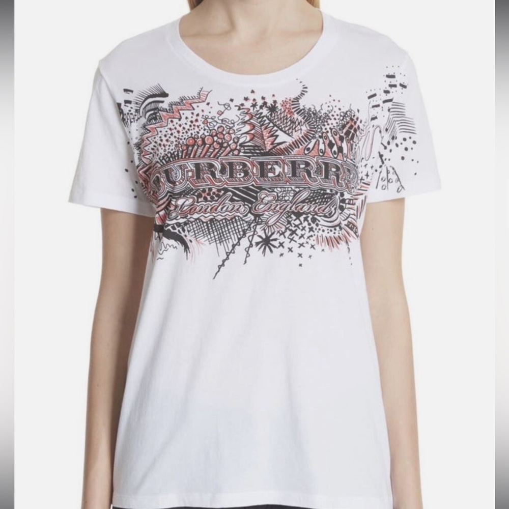 Burberry Women’s Doodle Print tee
